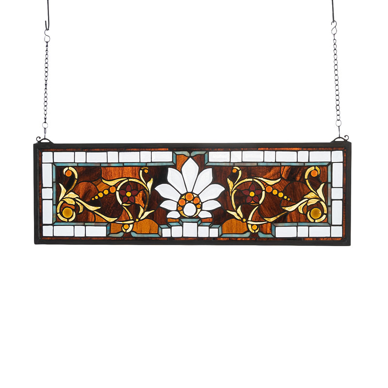 Victorian Beveled Ellsinore Transom Stained Glass Window