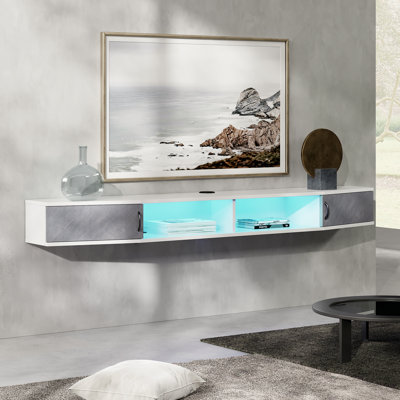 Meuble télé flottant pour téléviseur de 85 po ou moins Aion