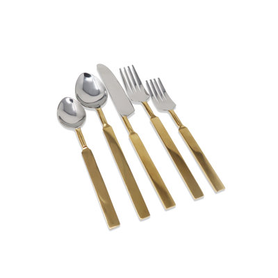 Latitude Run® Humna Stainless Steel Flatware Set - Service for 4