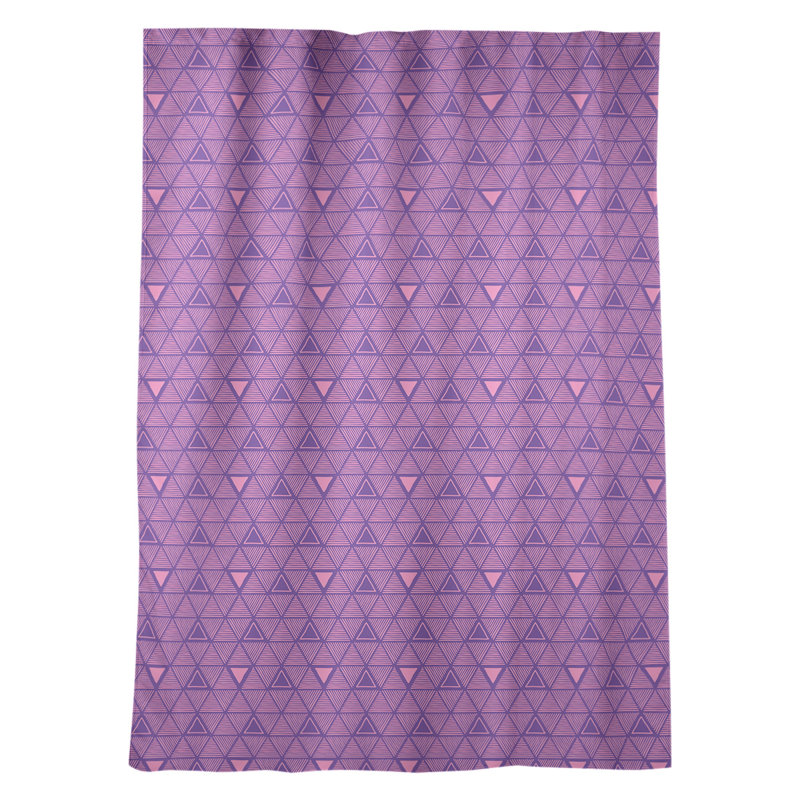 Jordao Room Darkening Curtain Single Panel, Purple/Pink