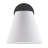 Ellyot 1-Light Wall Sconce in Black-201336293