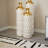 Set Of 3 Modern Decoration Large Glazed Floor Metal Vase