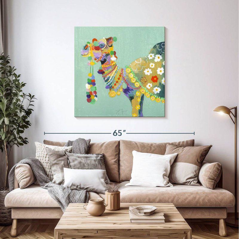 Brampt Pushkar Fair I, 39" H x 39" W