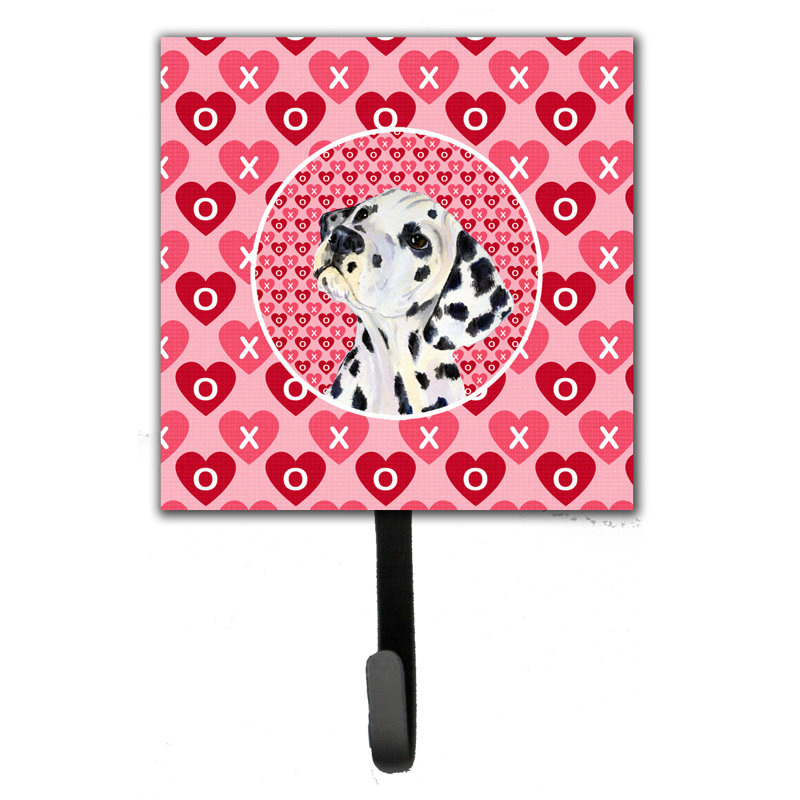 Porte-laisse dalmatien et crochet mural