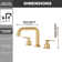 Widespread 2-handle Bathroom Faucet with Drain Assembly