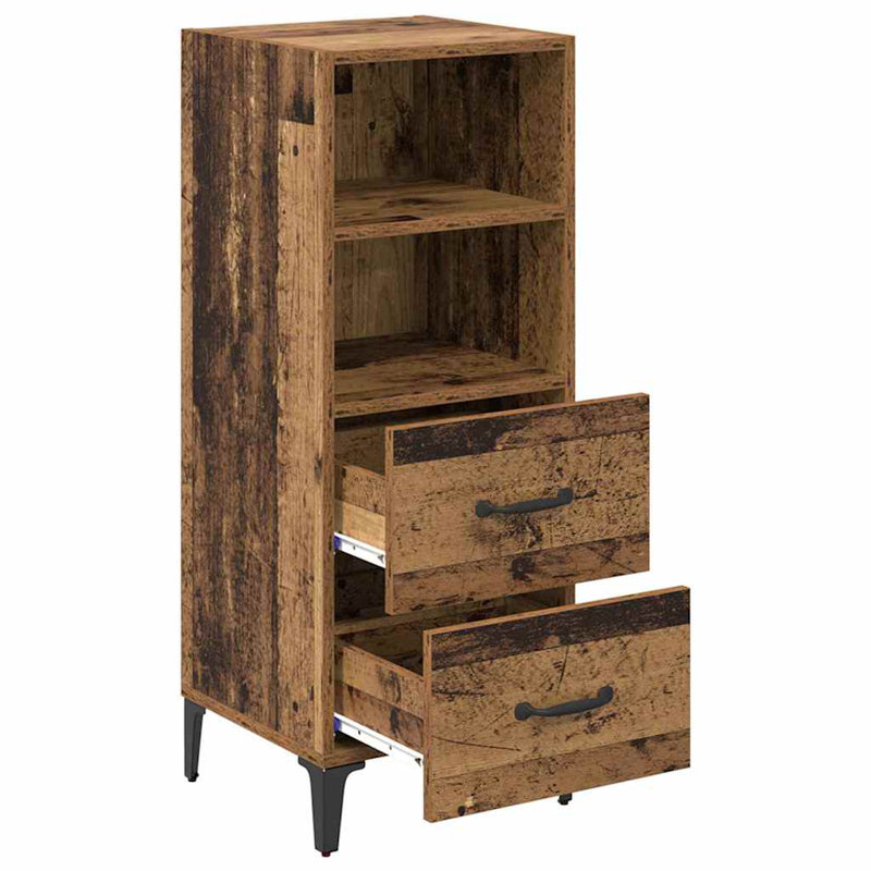 34.5cm Sideboard, Old Wood