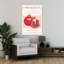 Ripe Red Pomegranates 1 Piece Wrapped Canvas Wall Art-1484483826