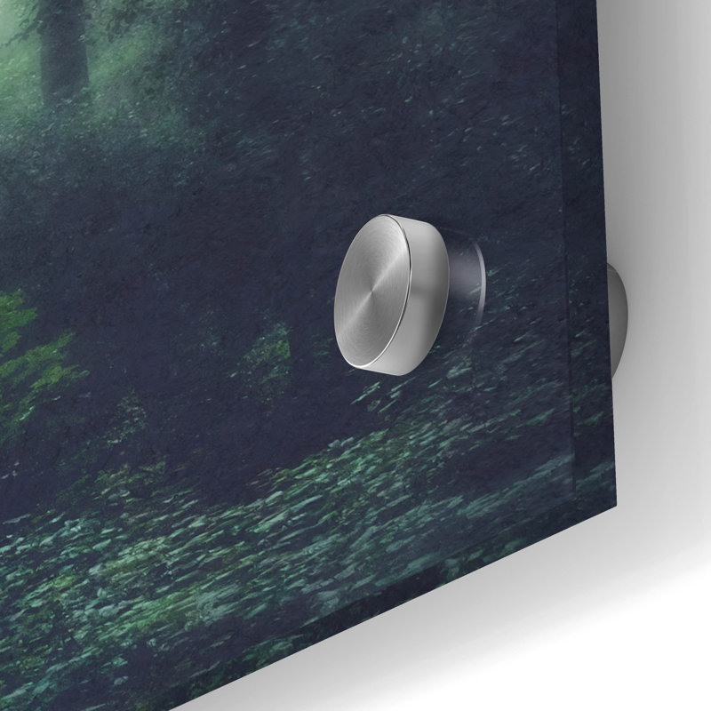 Art mural en verre Latitude Run®, H 24 po x l 24 po x P 0,2 po