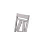 Chaise d'appoint à dossier en lattes Kamonte