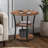Jalane Tall End Table with 2 USB Ports, 2 Power Outlets, and 3-Tier Storage Shelves-1007467