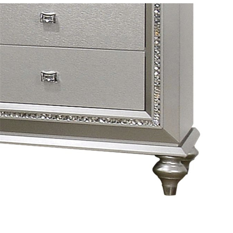 Table de chevet Kaitlyn, Champagne