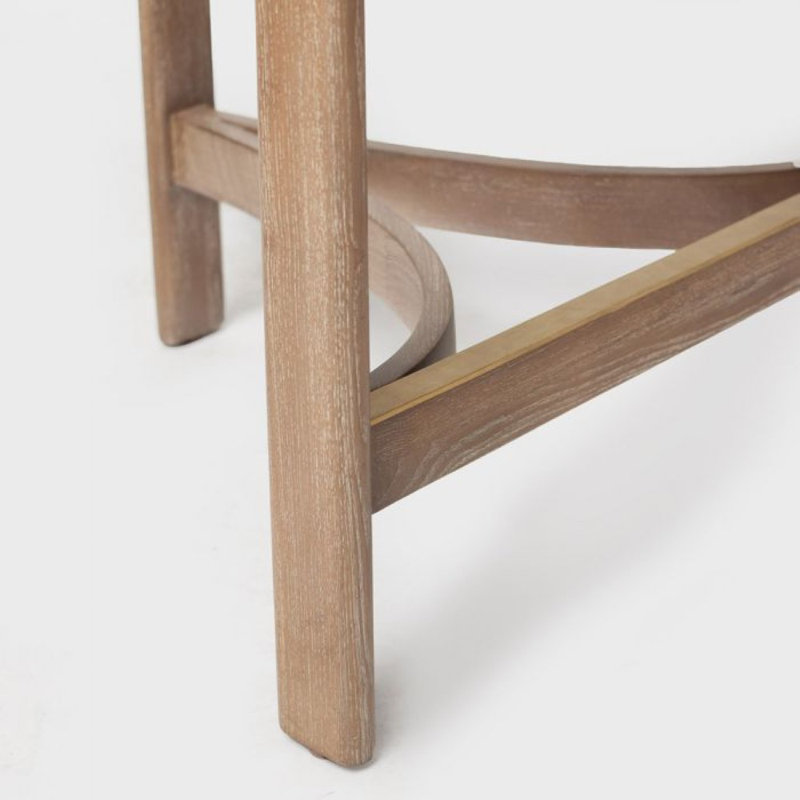 Granville Counter Stool, Cream Seat/Brown Frame