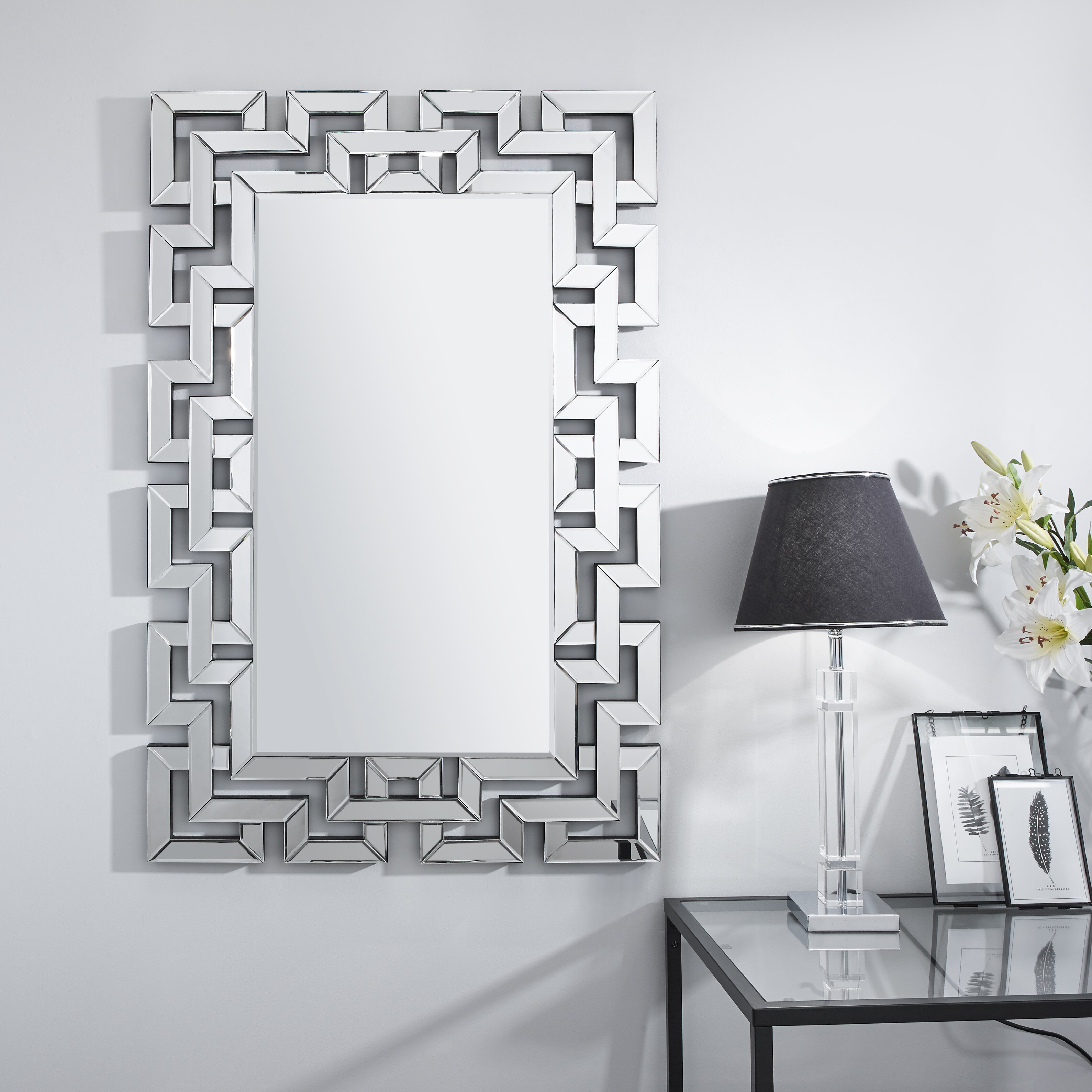 East Urban Home Delk Glam Beveled Venetian Accent Mirror & Reviews ...