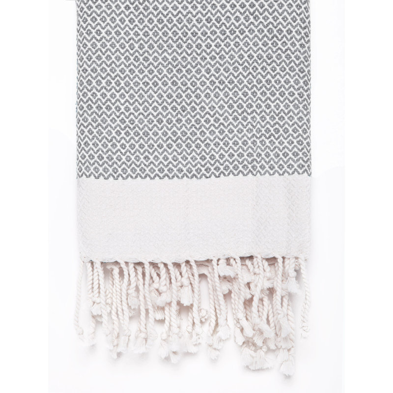 Solley Cotton Bath Sheet, Light Gray