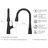 Neera Pull Down Single Handle Kitchen Faucet-46460661