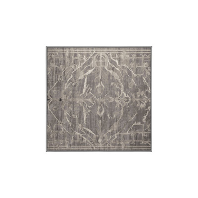 Machine Washable Gray Area Rug