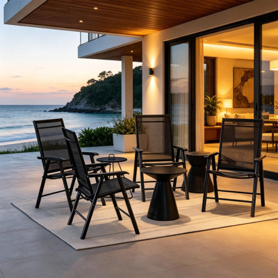 Stackable Folding Chairs  Set Of 4