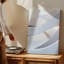 Reproduction d'art sur toile, "Abstract", composition abstraite avec courbes fluides et fluides-1242649534