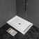 48" W x 32" D Rectangle Shower Base,  White Acrylic Single Threshold Shower pan, Non-slip Design