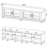 Naniouni Unfinished TV Stand for TVs up to 85"-119213248
