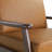 Amarillo 36.6" Wide Faux Leather Accent Chair with Solid Wood Frame-1315814887
