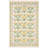 Cottagecore Yellow Wildflower Print Area Rug