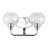 Daulton Iron/Seeded Glass Cottage Rustic LED Vanity Light-1588011387-1531401945