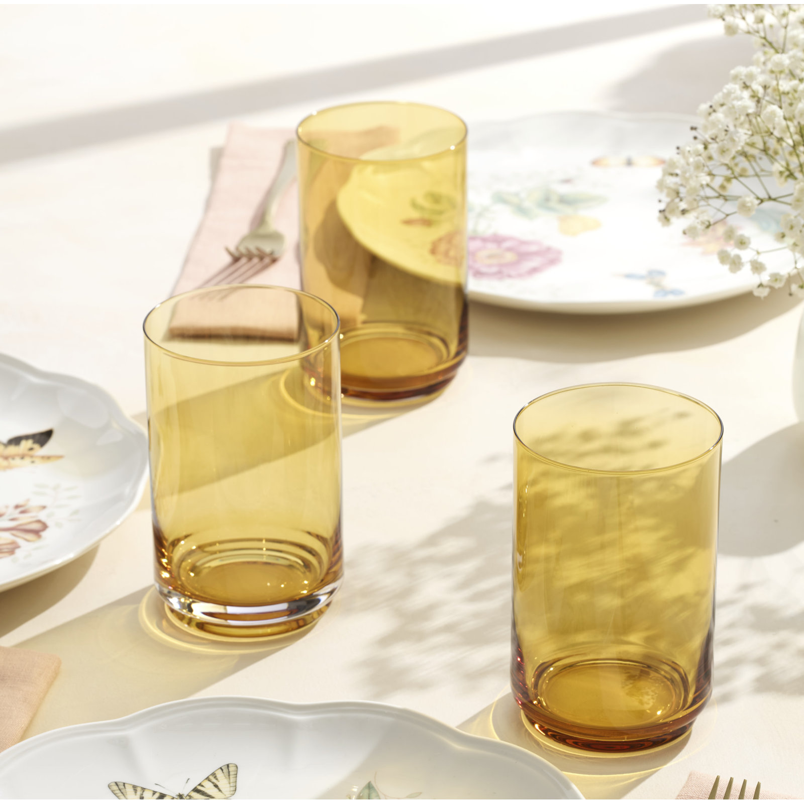 Drinking Glass, Orange