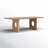 Amadeus Solid Wood Base Dining Table