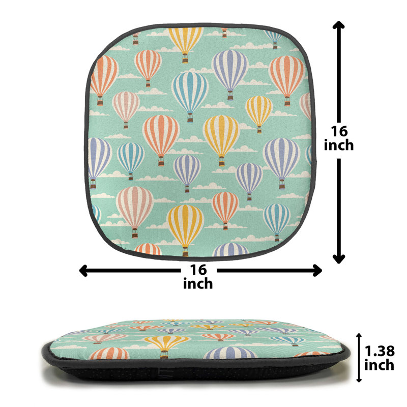 Outdoor 1.38'' Dining Chair Seat Cushion