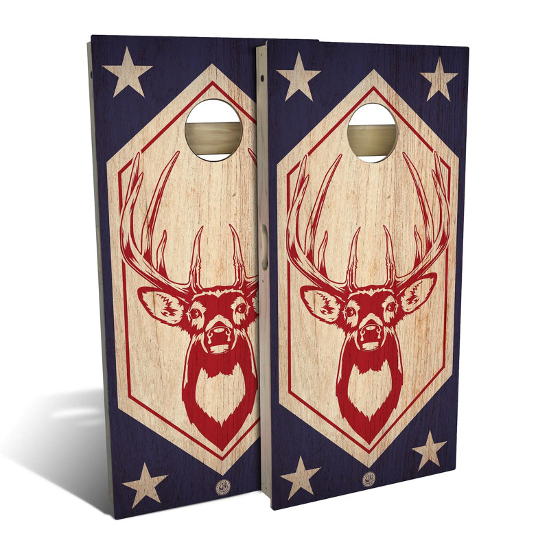 Ensemble de jeu de cornhole 2 pi x 4 pi avec œillets
