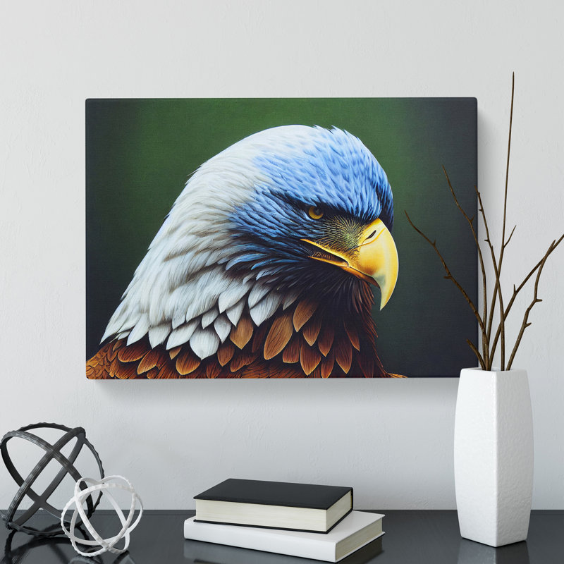 Handsome Eagle Bird - Wrapped Canvas Print, 35cm H x 50cm W x 3cm D
