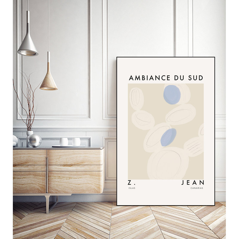 Ambiance du Sud, toile encadrée