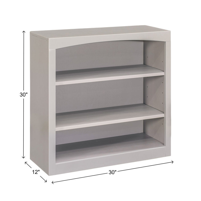 Bibliothèque classique Ossy, Gris orage, (3 tablettes) H 30 po x l 30 po x P 12 po