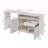 Cloud Wave Extendable Sofa Bar Table Cabinet