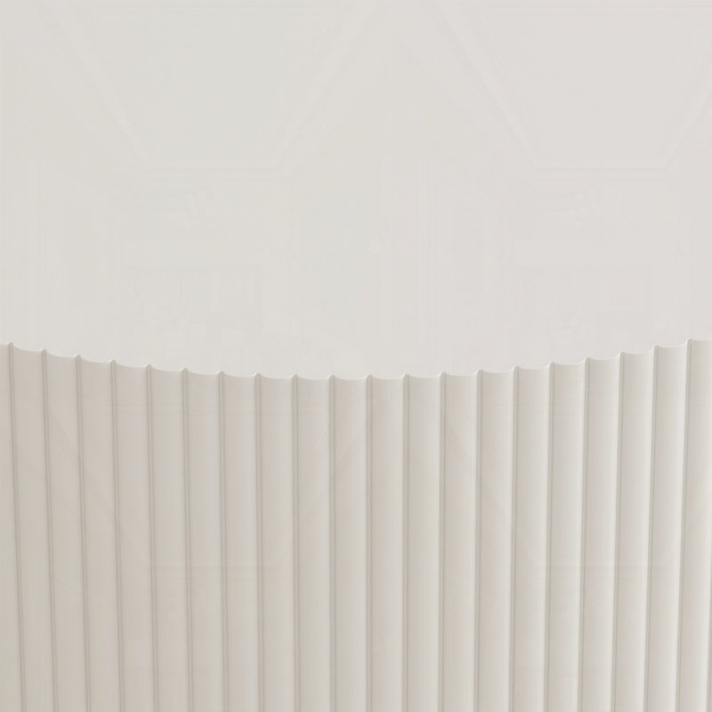 Table basse moderne avec rangement, Blanc