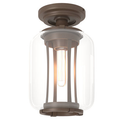 Fairwinds Outdoor Semi Flush Mount - Clear Glass