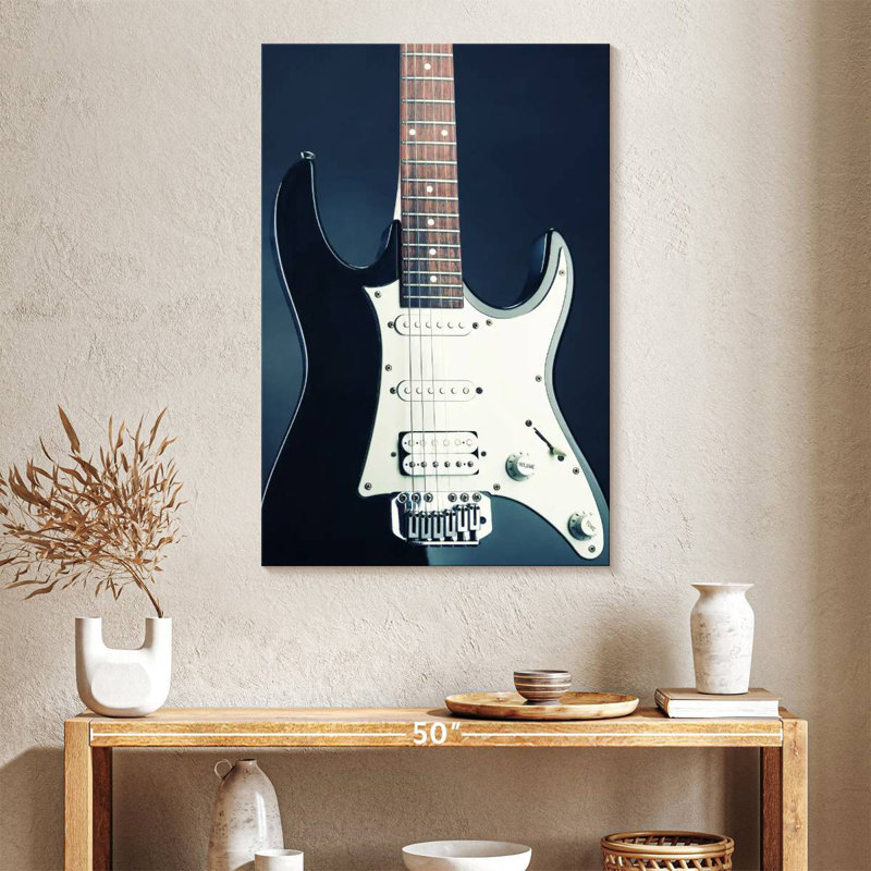Guitare moderne Abarca BW, H 24 po x l 16 po
