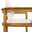 Ensemble de 7 chaises d'extérieur en bois d'acacia avec coussins