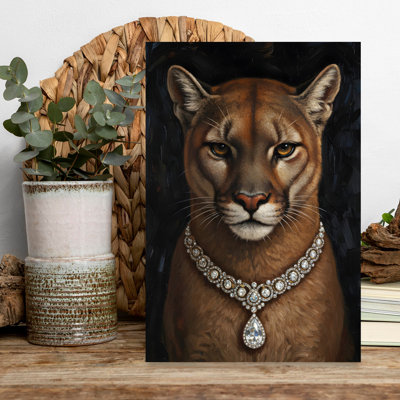 Art mural forêt cougar