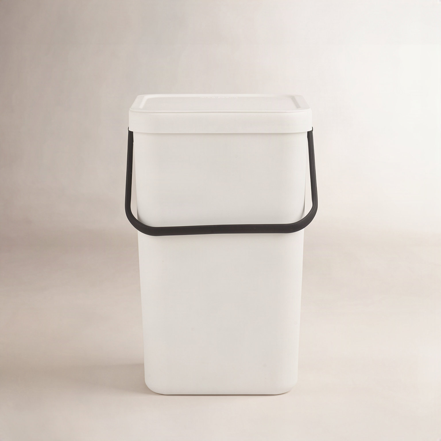 Brabantia Sort and Go 6.6gal Recycling Bin, Light Gray
