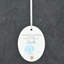 Uncle To Be Oval Shaped Ceramic Ornament