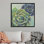 «Succulents I Crop», art mural sur toile