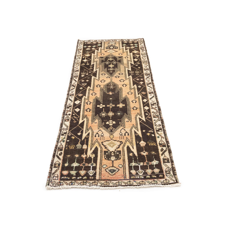 Tapis de couloir oriental semi-antique 3 x 7