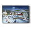 Moonlit Skaters - Wrapped Canvas Print-829590975