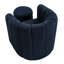 Chaise contemporaine en tissu avec dossier rembourré Boucle-319740627