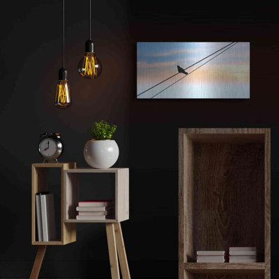 «Sunset regarder» par Luxe Portfolio, art mural en métal
