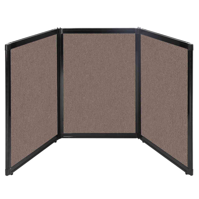 Versare Tabletop Booth Display, 36" x 78", Latte
