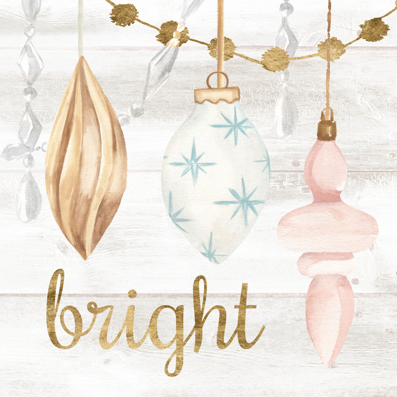 Elegant Ornaments IV by Annie Warren - Wrapped Canvas Print, 76.2cm H x 76.2cm W