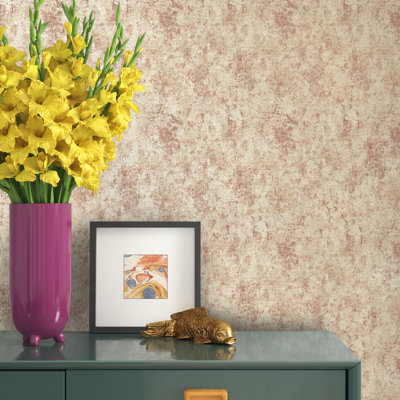 Distressed Gold Leaf Peel and Stick Wallpaper